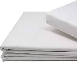 Buy Online B.D Bed Sheet White in India